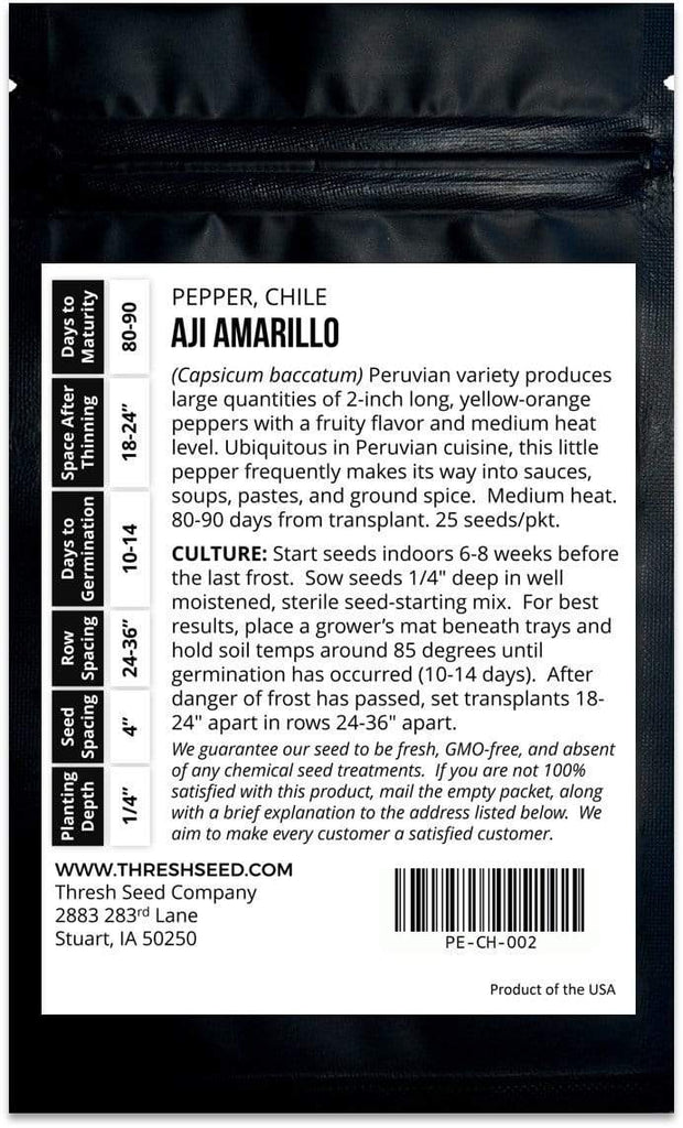 How to grow Aji amarillo chile peppers