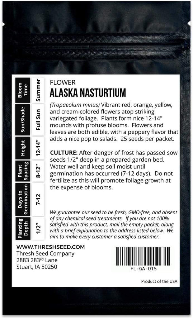 How to grow Alaska nasturtium flowers