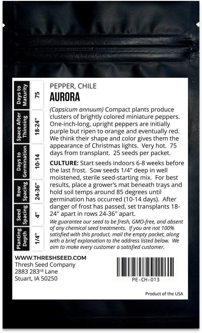 How to grow Aurora Chile Peppers