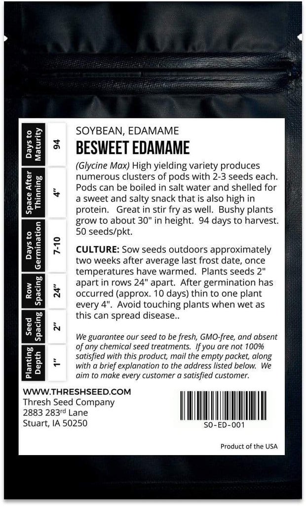 BeSweet Edamame Seeds