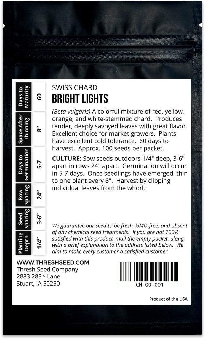 Bright Lights Swiss Chard Seeds