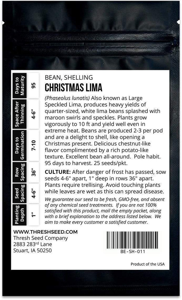Christmas Lima Bean Seeds