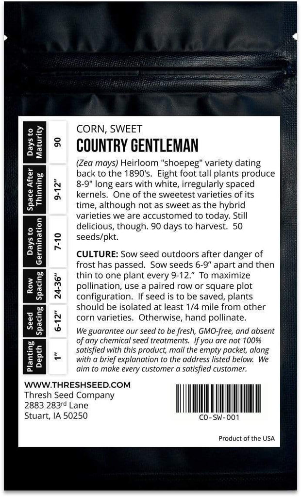 Country Gentleman Sweet Corn Seeds