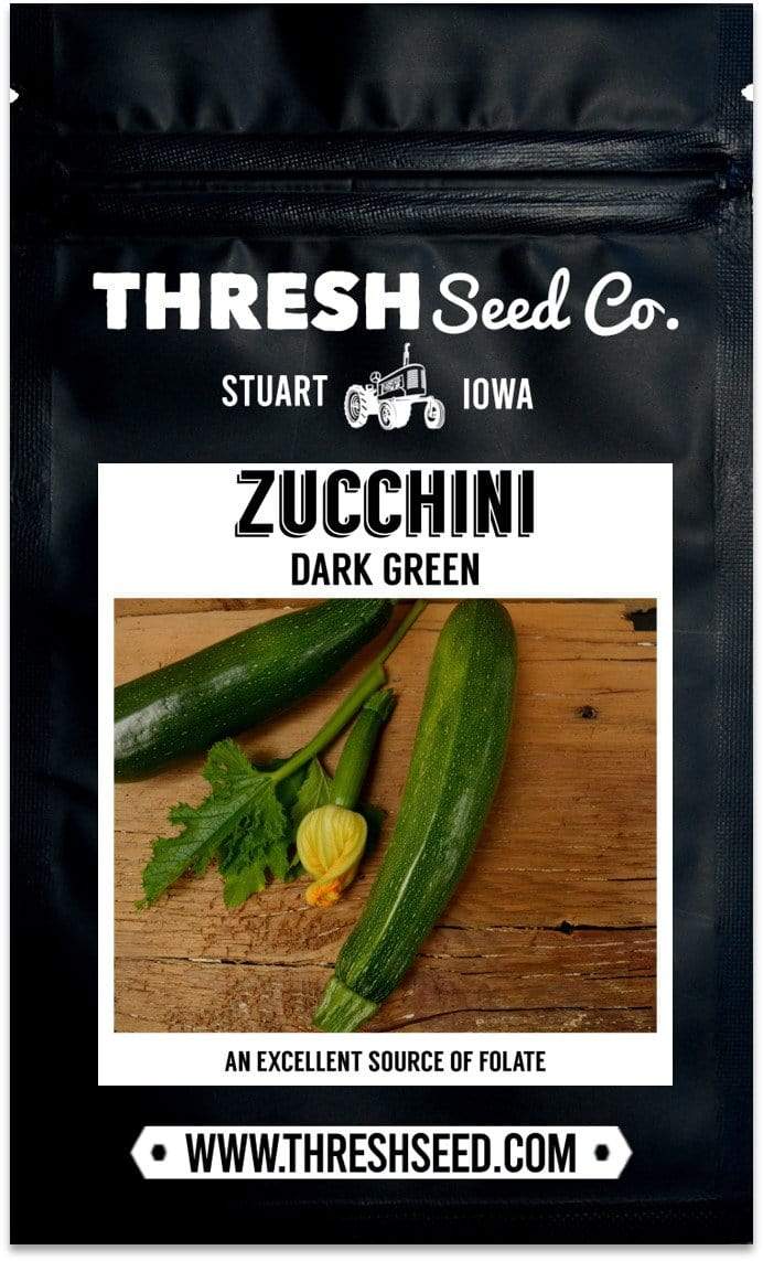 Dark Green Zucchini Seeds