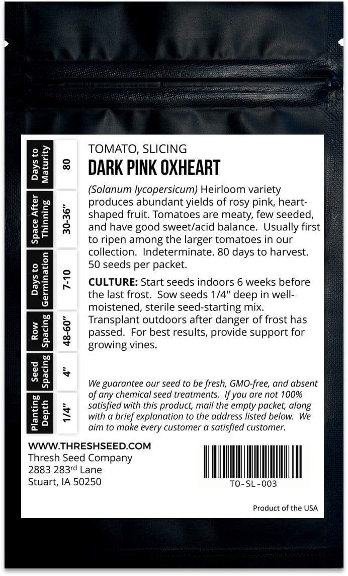 Dark Pink Oxheart Tomato