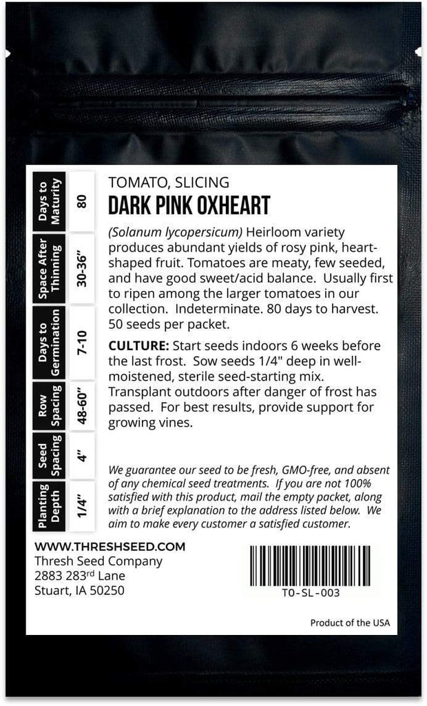 Dark Pink Oxheart Tomato Seeds