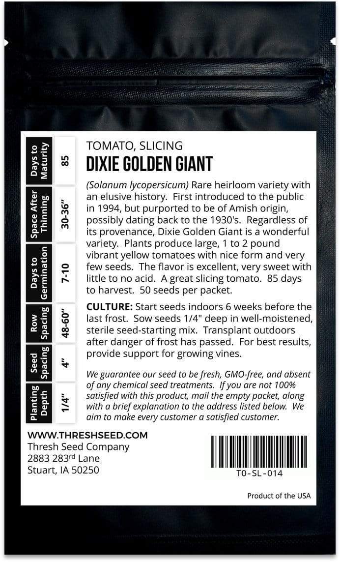 Dixie Golden Giant Tomato