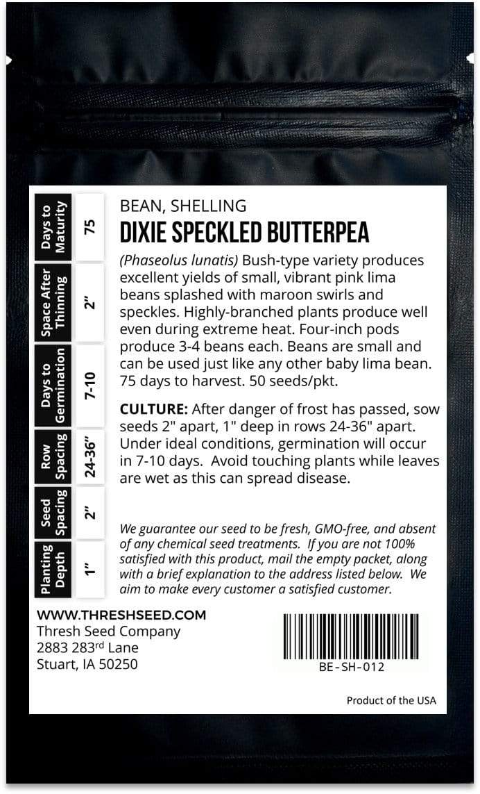 Dixie Speckled Butterpea Seeds
