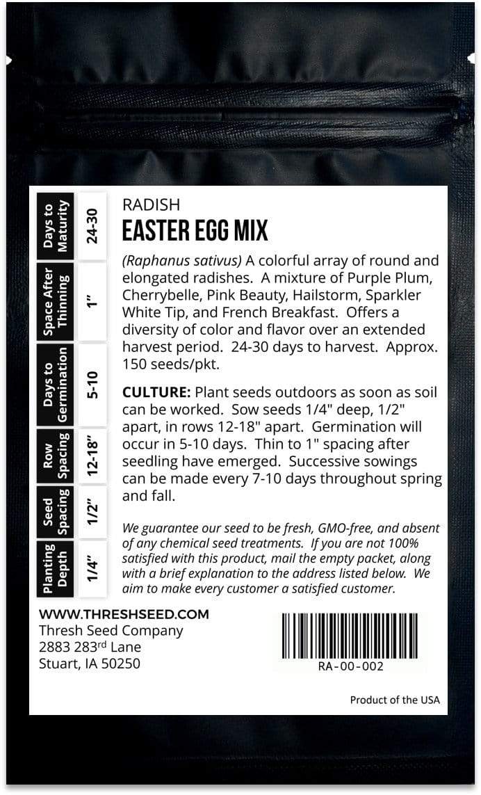 Easter Egg Radish Mix Seeds