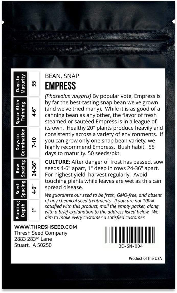 Empress Snap Bean Seeds