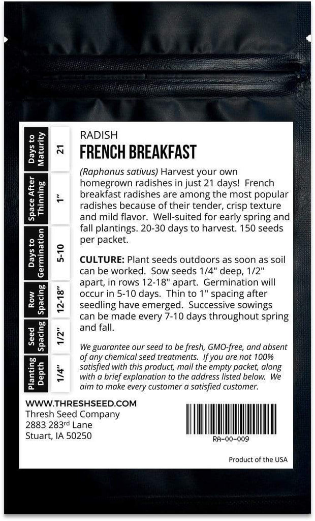 French Breakfast Radish Seeds