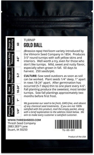 Gold Ball Turnip