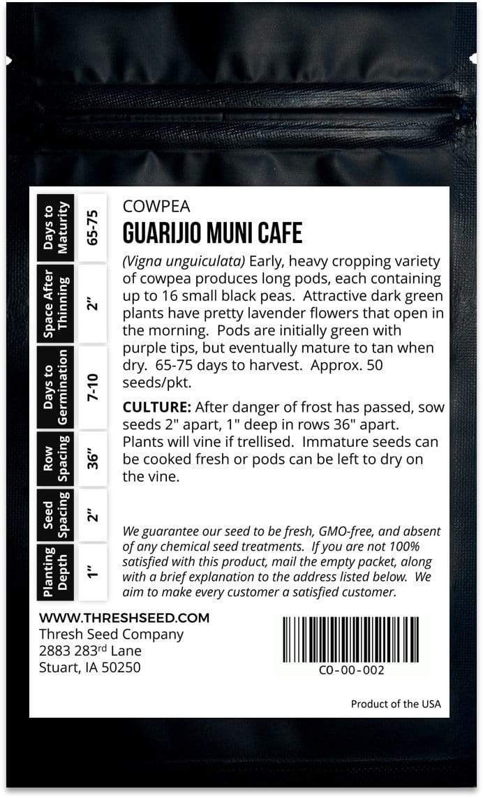 Guarijio Muni Cafe Cowpea Seeds
