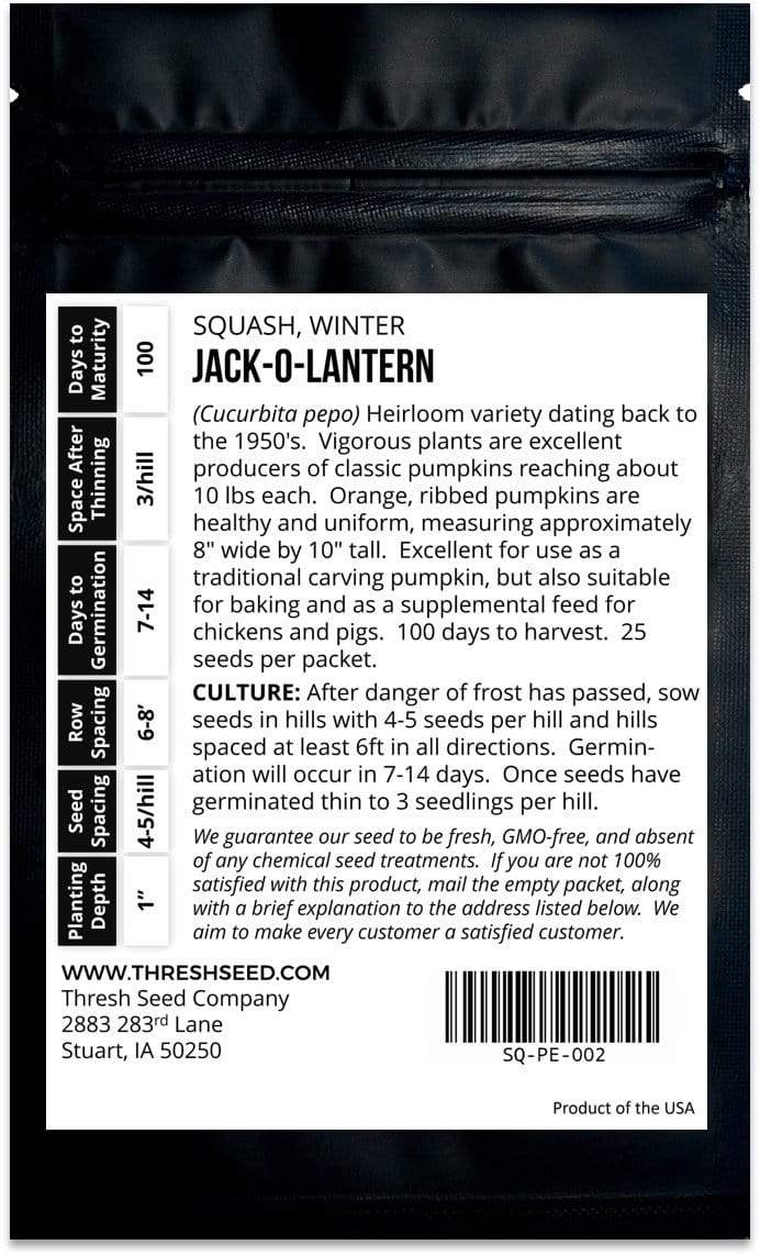 Jack-O-Lantern Pumpkin Seeds