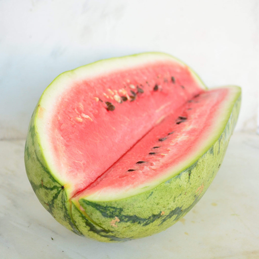 Jubilee Watermelon sliced with seeds showing