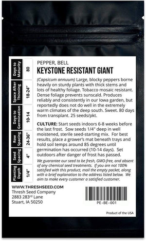 Keystone Resistant Giant Bell Pepper