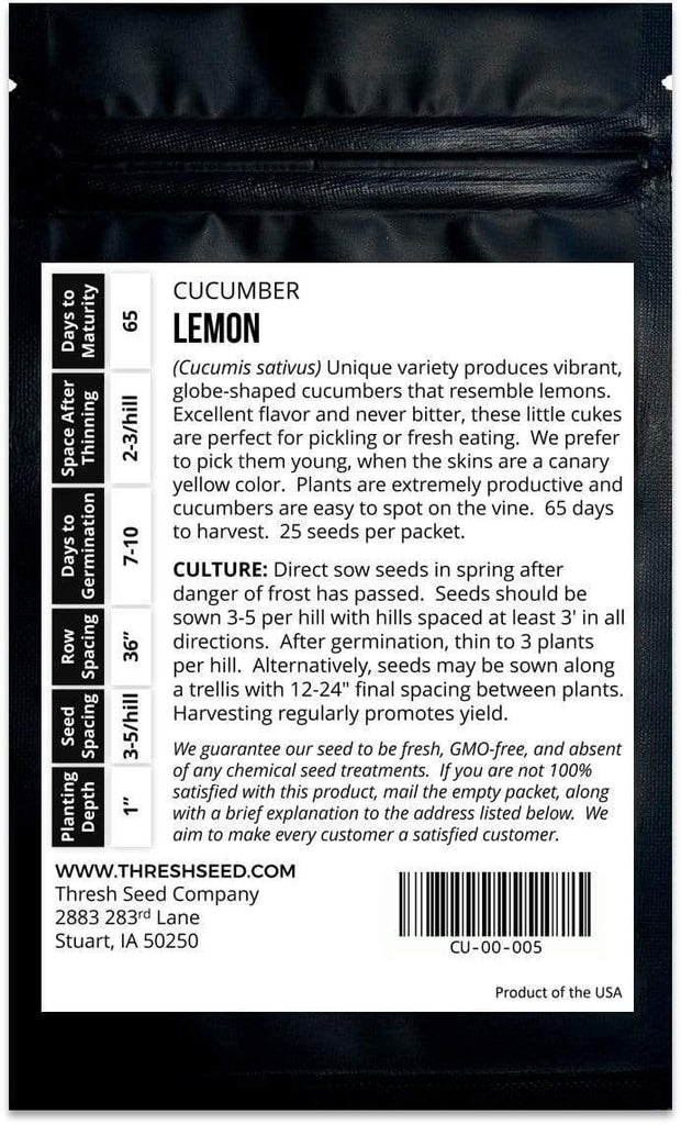 Lemon Cucumber Seeds