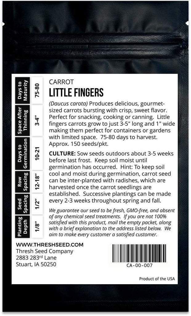 Little Fingers Carrot Seeds