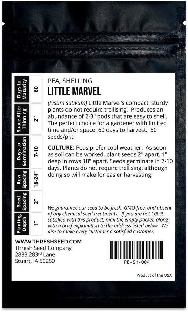Little Marvel Shelling Pea Seeds