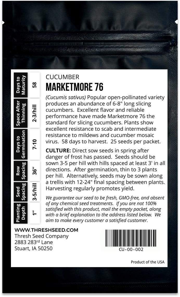 Marketmore 76 Cucumber