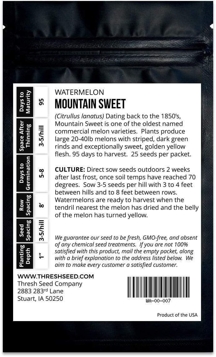 Mountain Sweet Watermelon Seeds