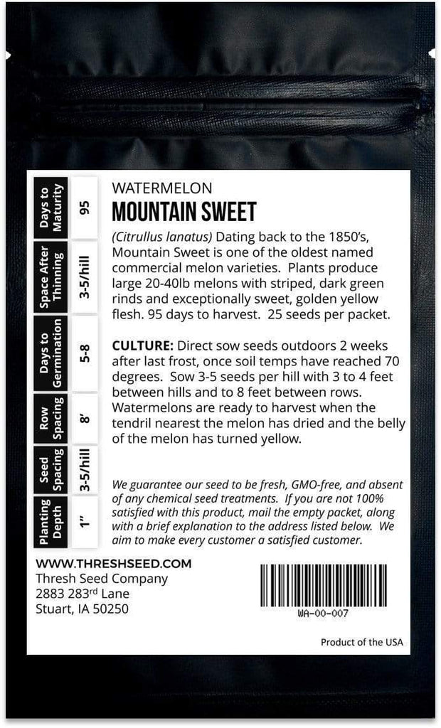 Mountain Sweet Watermelon Seeds
