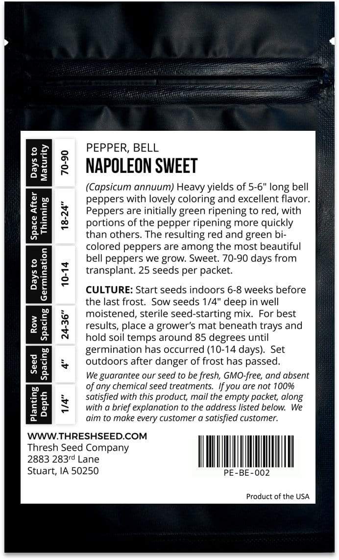 Napoleon Sweet Bell Pepper Seeds