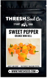 Orange Mini Bell Sweet Pepper Seeds