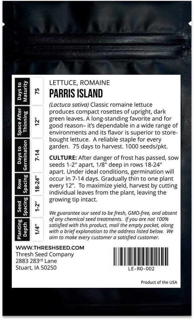 Parris Island Romaine Lettuce Seeds