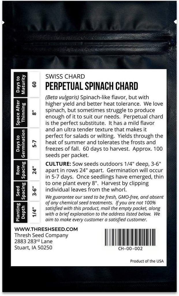 Perpetual Spinach Chard Seeds