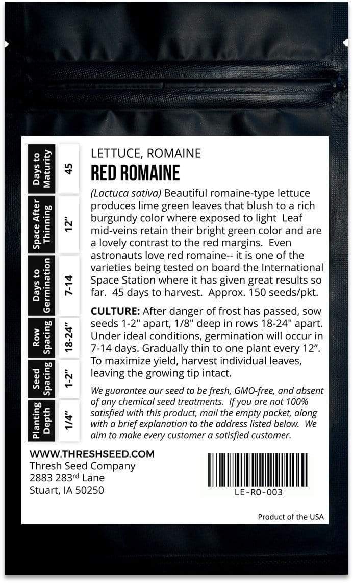 Red Romaine Lettuce