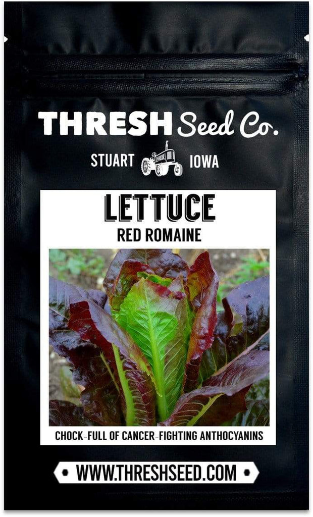 Red Romaine Lettuce Seeds
