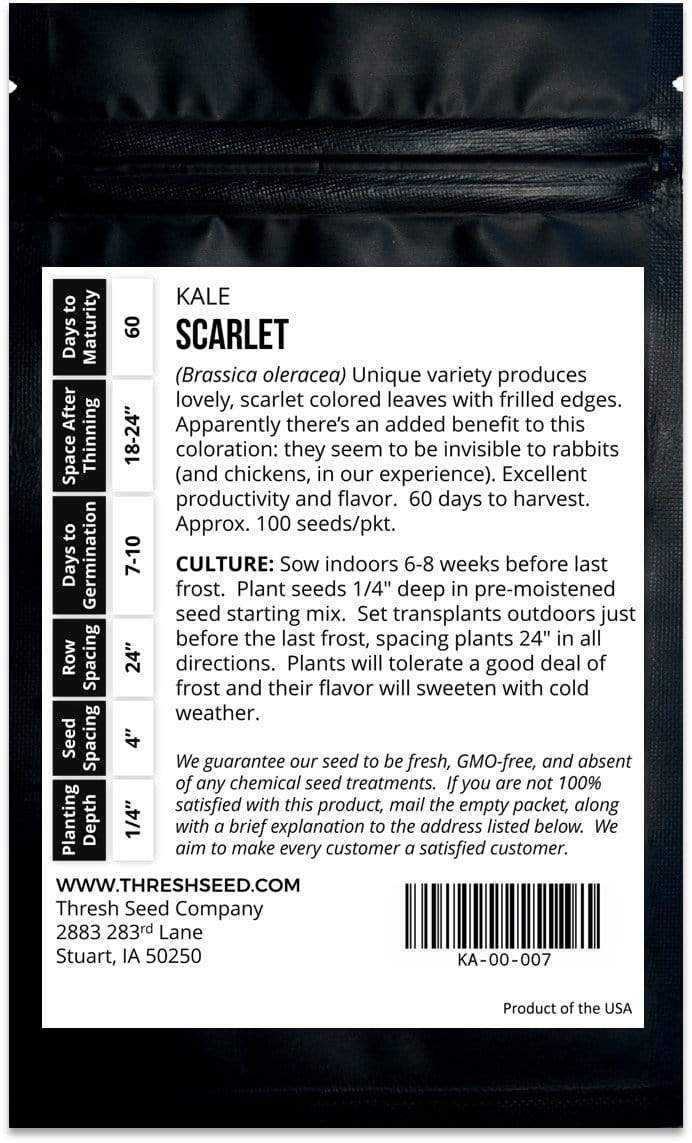 Scarlet Kale Seeds