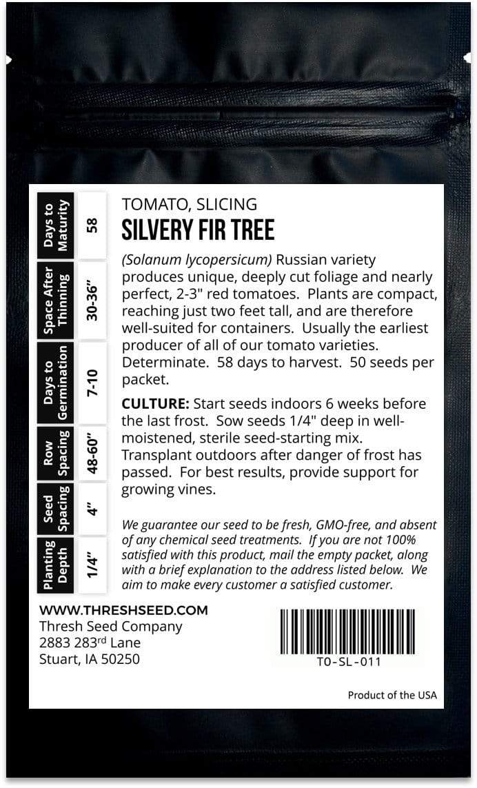Silvery Fir Tree Tomato Seeds