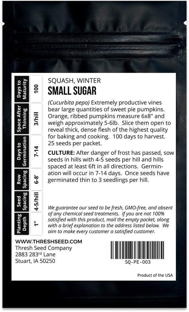 Small Sugar Pumpkin Seeds