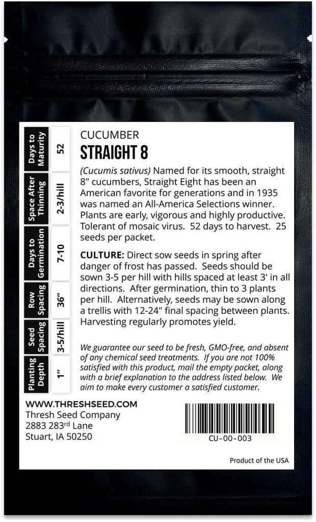 Straight Eight Cucumber Seeds