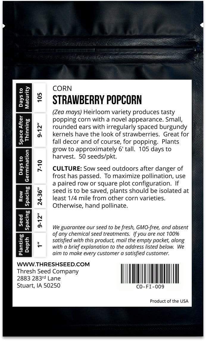 Strawberry Popcorn Seeds
