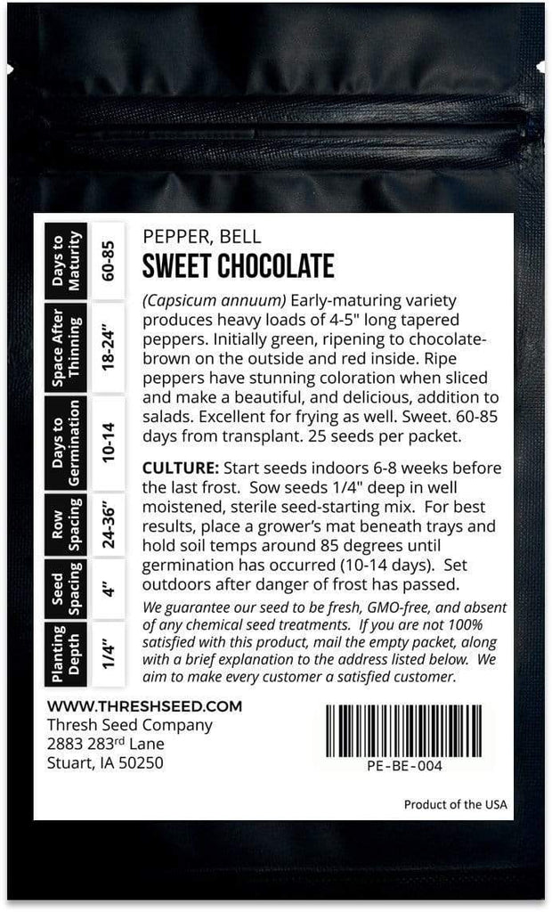 Sweet Chocolate Bell Pepper Seeds