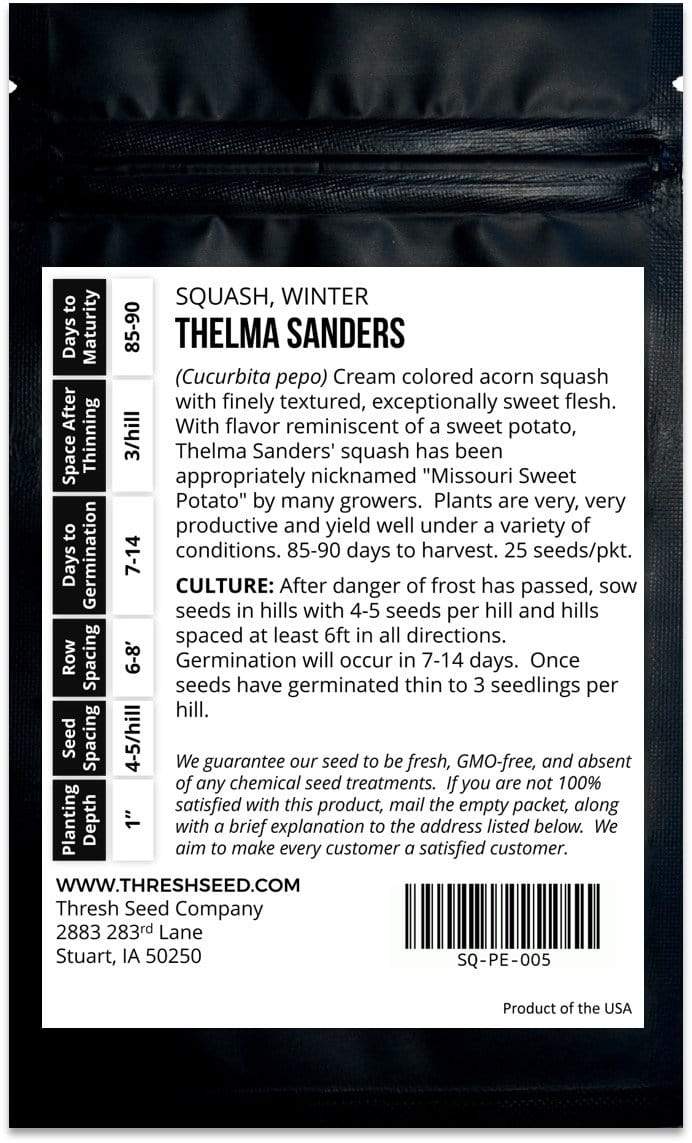 Thelma Sanders Acorn Squash Seeds