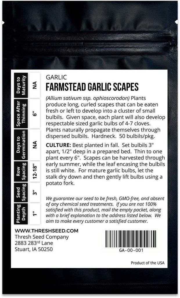 Thresh "Farmstead" Wild Garlic (Scapes) Seeds