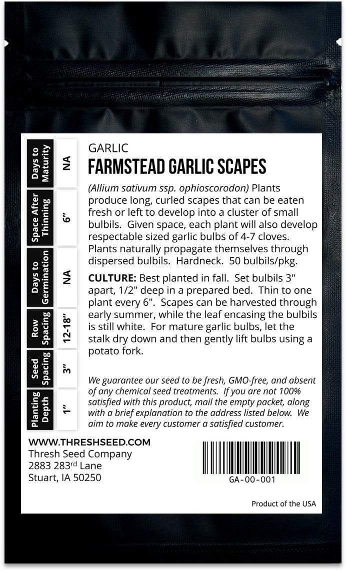 Thresh Farmstead Garlic (Scapes)