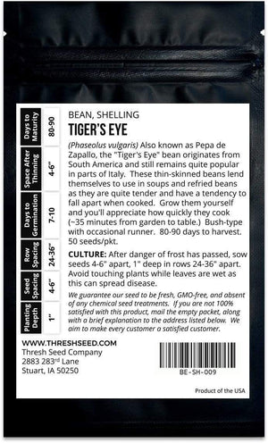 Tiger's Eye Shelling Bean