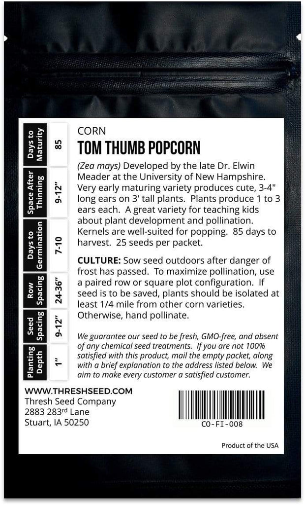Tom Thumb Popcorn Seeds